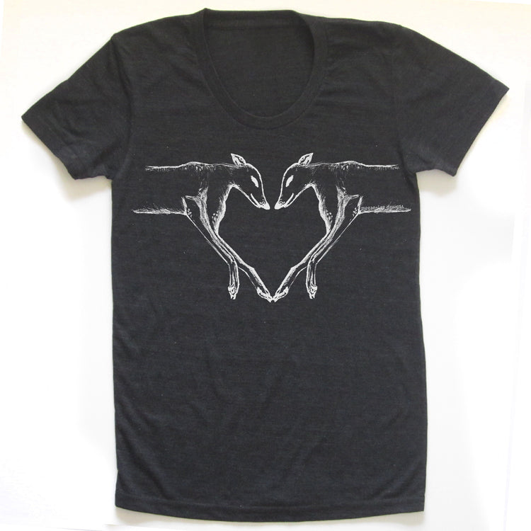 Greyhounds : women tri-blend tee, Women's Apparel - Megan Lee Designs
