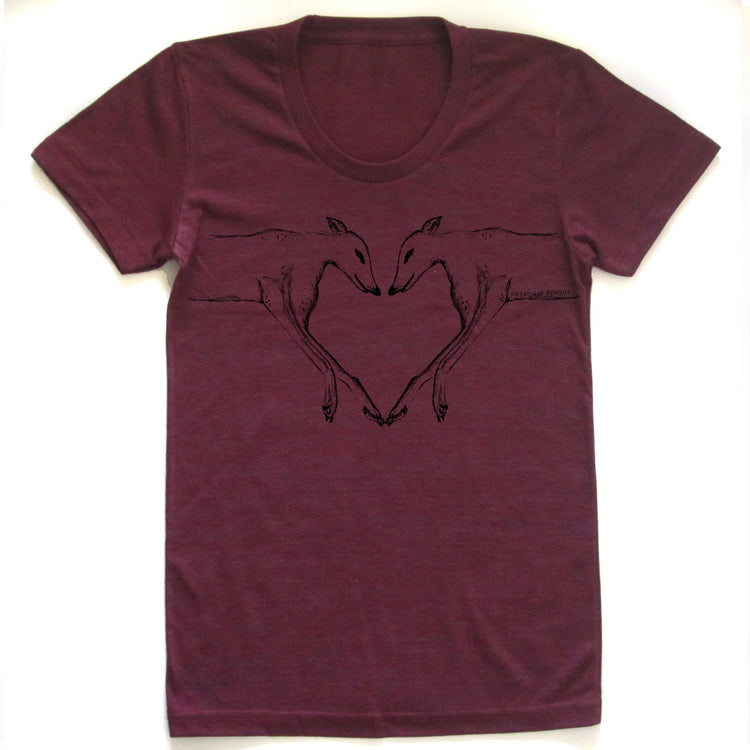 Greyhounds : women tri-blend tee, Women's Apparel - Megan Lee Designs