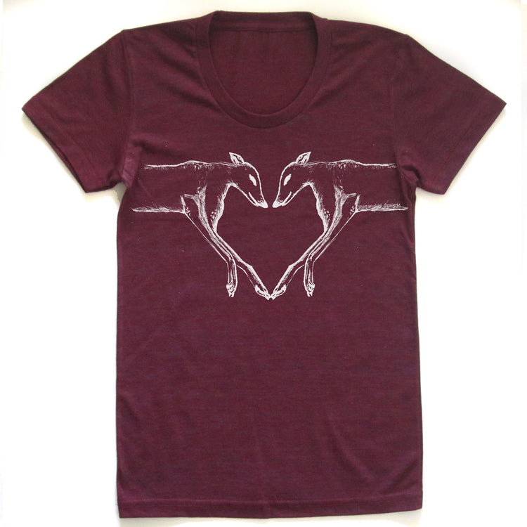 Greyhounds : women tri-blend tee, Women's Apparel - Megan Lee Designs