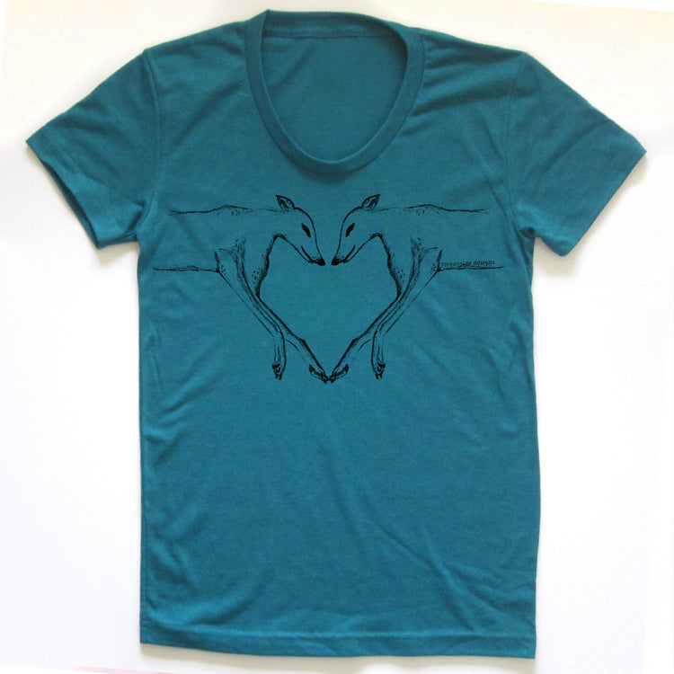 Greyhounds : women tri-blend tee, Women's Apparel - Megan Lee Designs