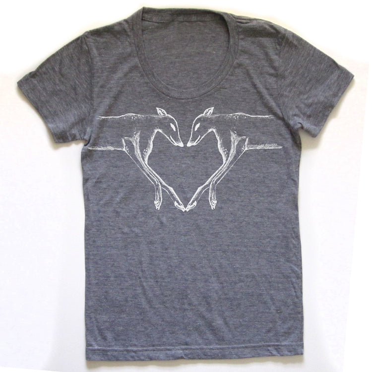 Greyhounds : women tri-blend tee, Women's Apparel - Megan Lee Designs