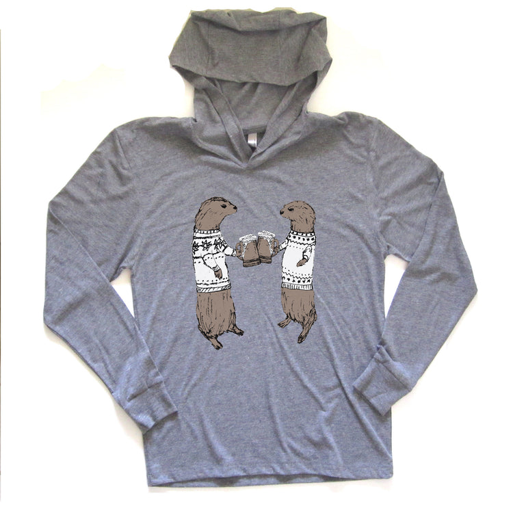 Otters : unisex hoodie, Unisex Apparel - Megan Lee Designs