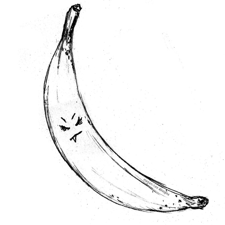 Snaggletooth Banana : unisex tri-blend tank, Unisex Apparel - Megan Lee Designs