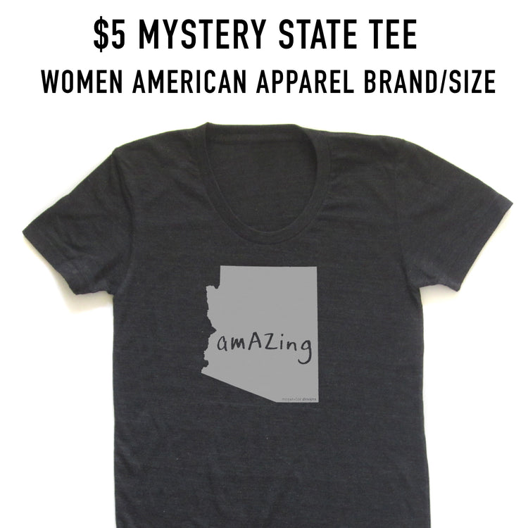 Mystery State T-shirt – Women's Tri-Blend Shirt | Soft Cotton American Apparel Tee