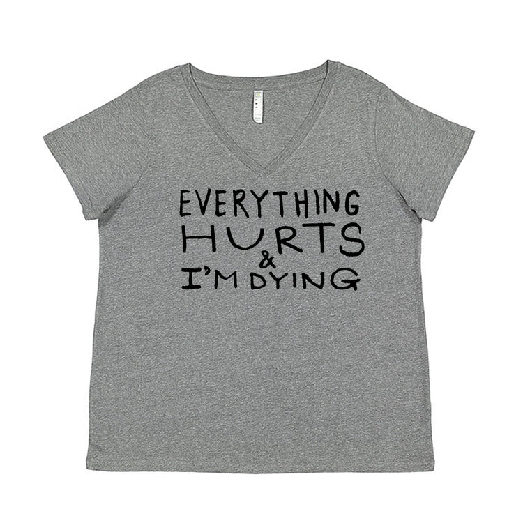 Plus Size T-Shirts - Women's Plus Soft Cotton Graphic Print Tee by Megan Lee Designs