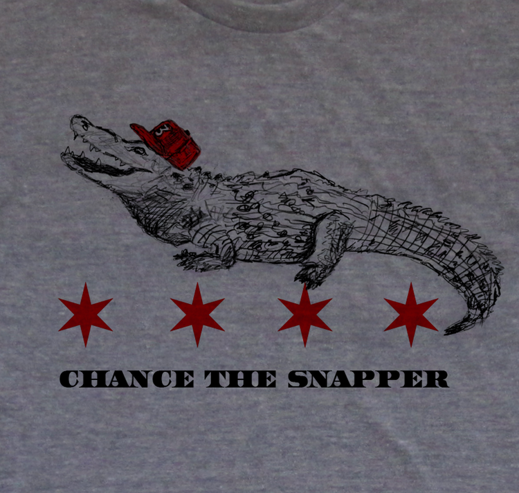 Chance the Snapper Tee – Women's Graphic Tri-Blend V-Neck Casual Top