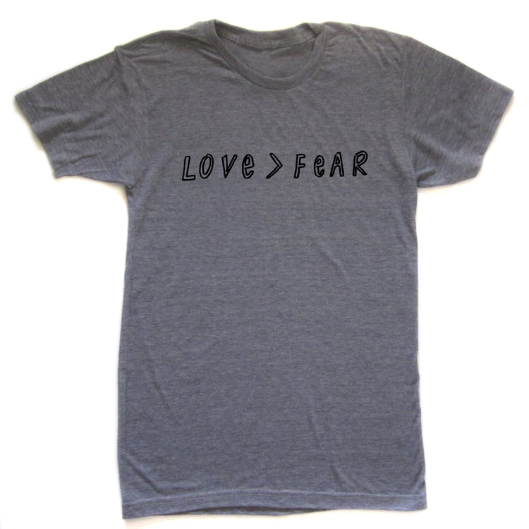 Unisex Love Tee – Soft Tri-Blend Graphic T-Shirt | Hand Printed by Megan Lee Designs