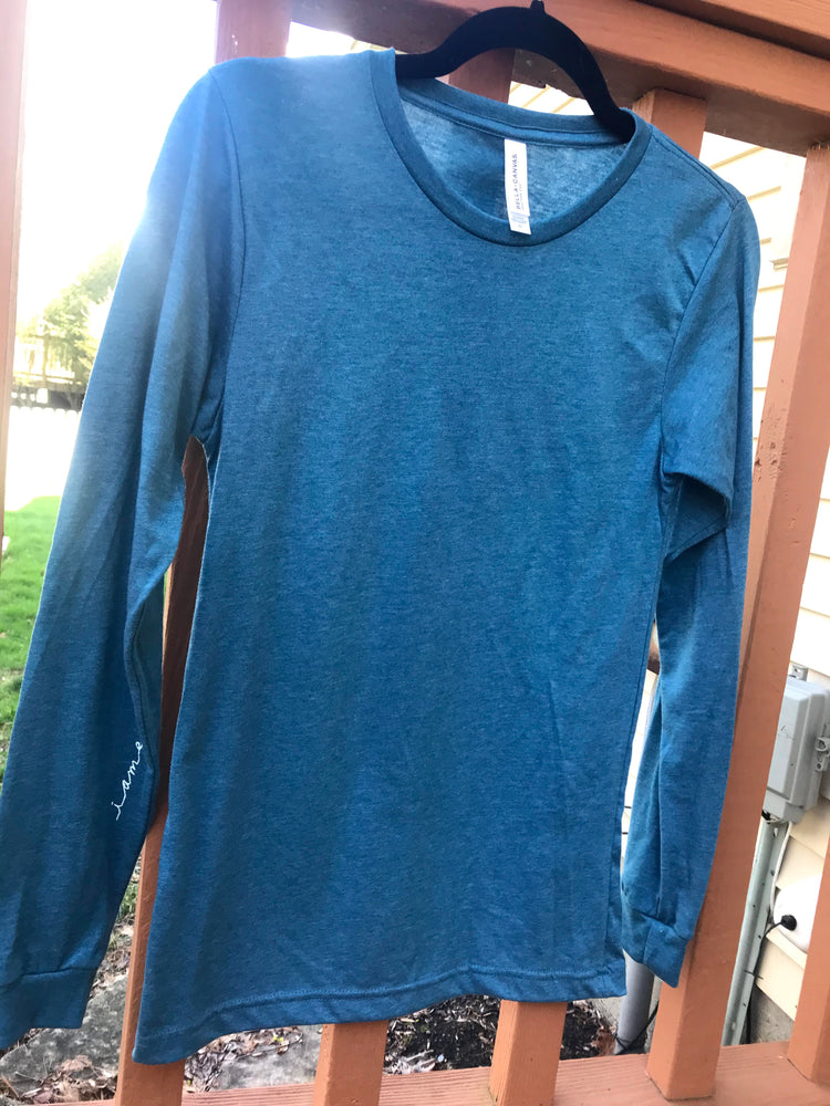 Long Sleeve Tee Bella Canvas – Soft Cotton Shirt | I Am Enough Motivational Design