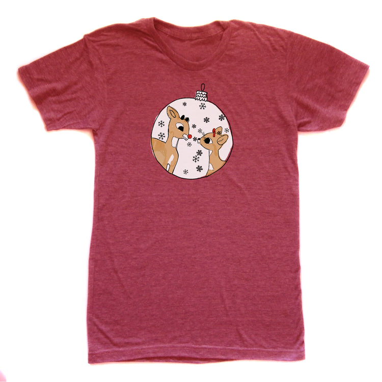Unisex T-Shirt Rudolph Tee – Holiday Graphic Apparel | Soft Cotton Shirt