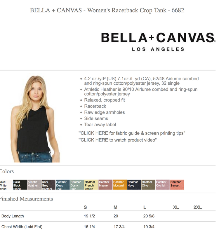 Women's Crop Tank - Ohio Apparel | Hand Drawn Design, Soft Cotton Summer Tank