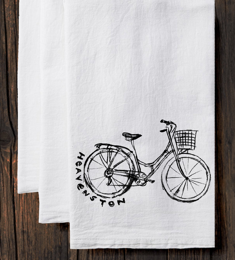 Cotton Tea Towel – Hand Printed Eco Friendly Kitchen Linen by Megan Lee Designs