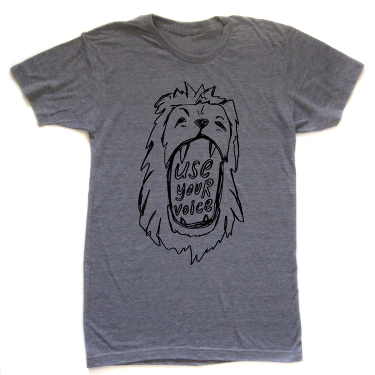 Unisex Graphic Tee – Soft Tri-Blend T-Shirt | Hand Printed Statement Shirt by Megan Lee