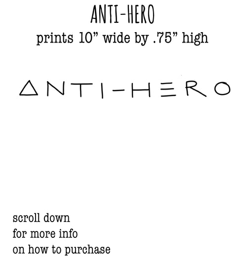 ANTI-HERO