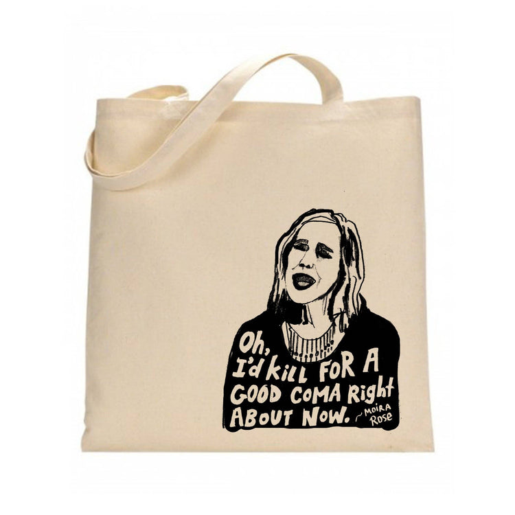 Moira Rose Flat Cotton 12 ounce Tote Bag