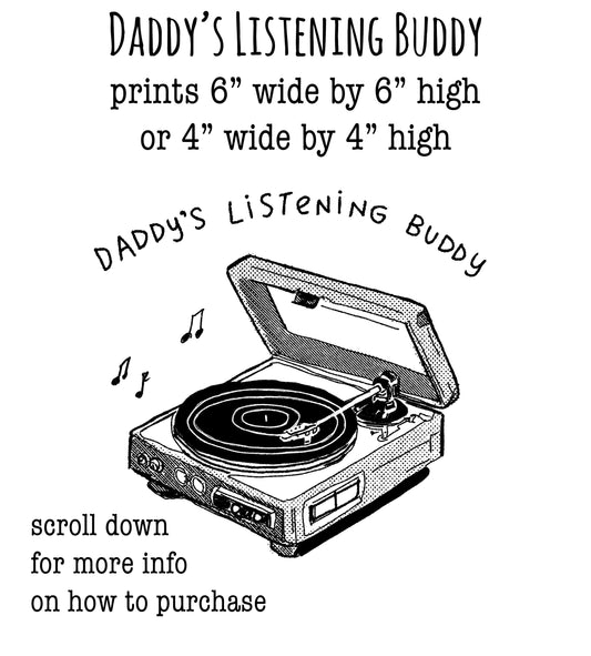 a vintage-style vinyl record player with a record album cover, accompanied by text providing information about the product.