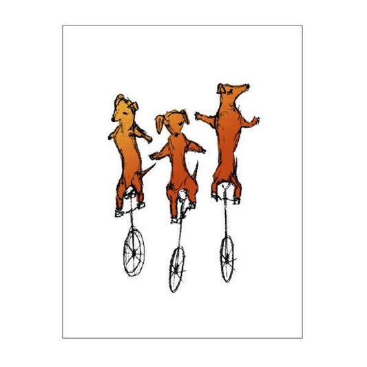 Uni-Dachshunds Notecard