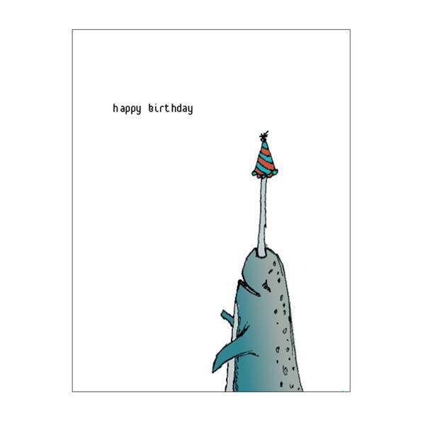 Narwhal (Birthday) Notecard