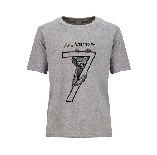 Kids T-Shirt - Heaven Seven Hand Printed Tee | Soft Cotton, Machine Washable