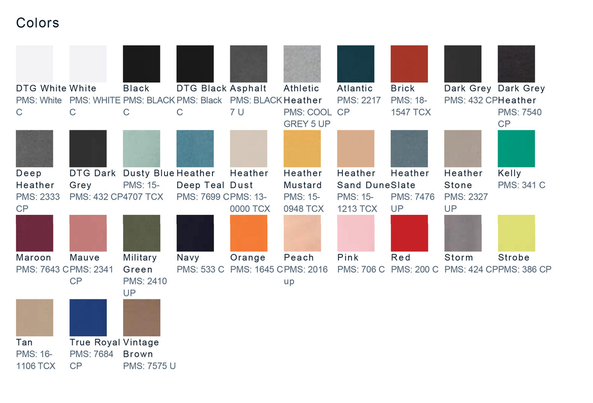 a grid of color swatches, each representing a different color. The swatches are arranged in rows and columns, with each color represented by a square. The image does not contain any text, and the descriptions provided are concise and avoid redundancy.