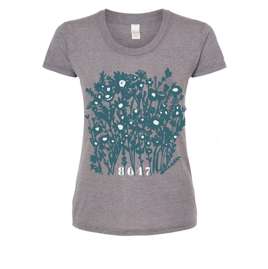 8647 Flowers: Women's Tee