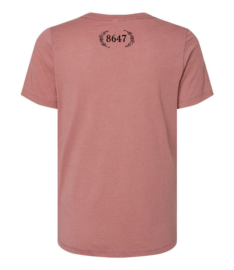 8647: Women's V-Neck Tee