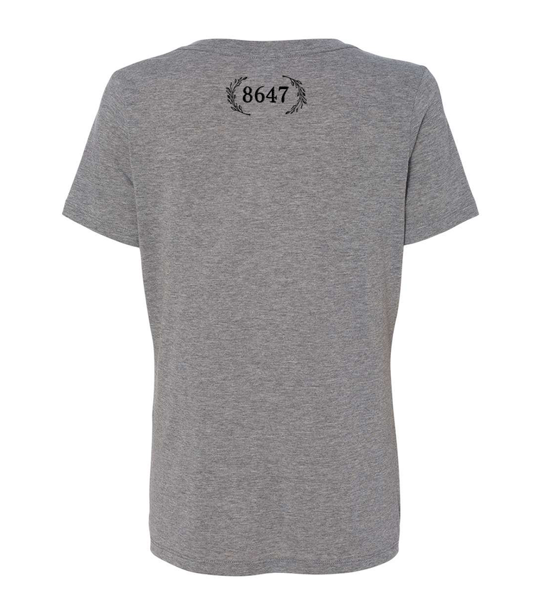 8647: Women's V-Neck Tee