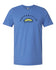 A blue t-shirt with the text "WESTERVILLE OHIO" printed on it.