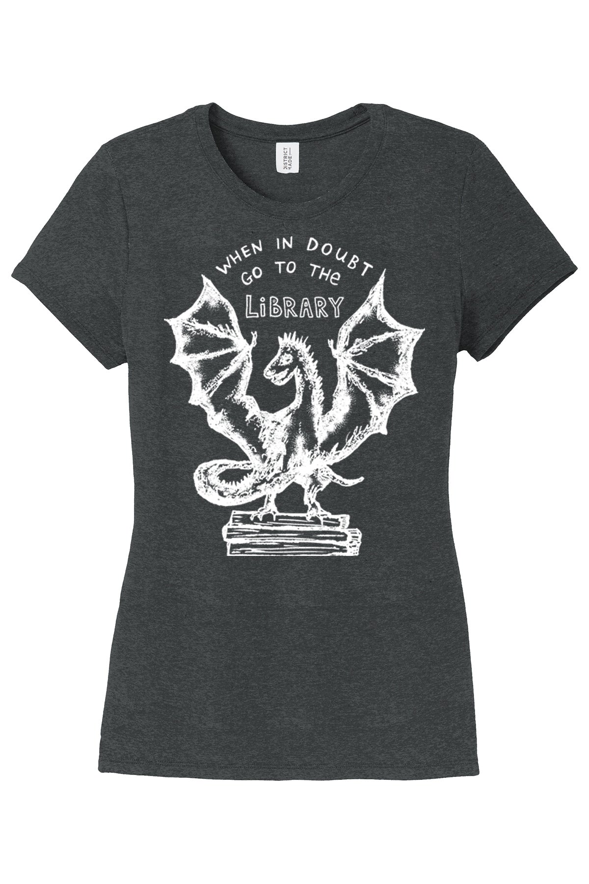 a women's t - shirt with an image of a dragon on it