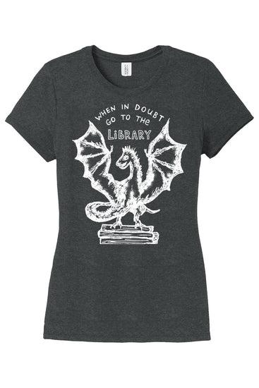 a women's t - shirt with an image of a dragon on it