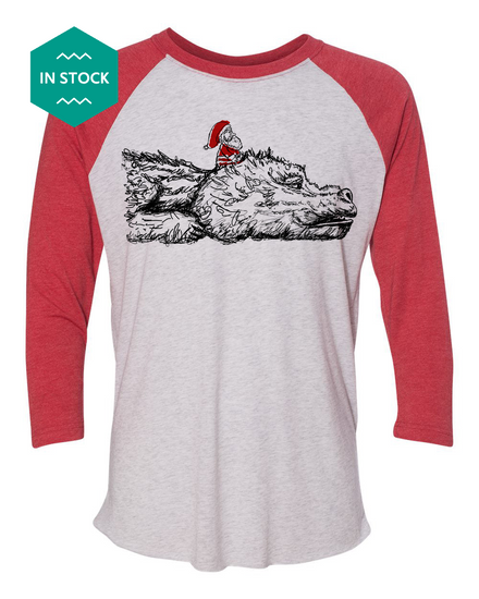 a white and red shirt with a dog on it
