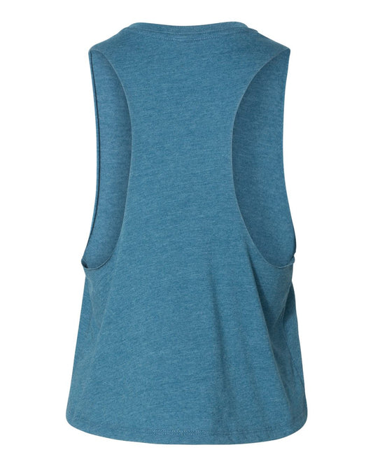Flower Bomb Muscle Crop Tank