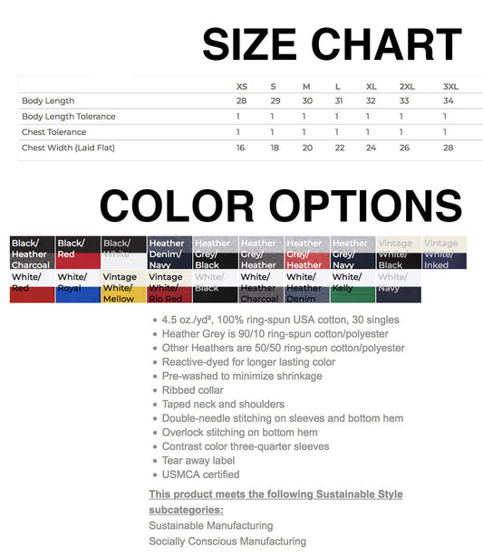 Unisex Baseball Tee – Protest Graphic Tee With Soft Cotton Shirt | Megan Lee Designs