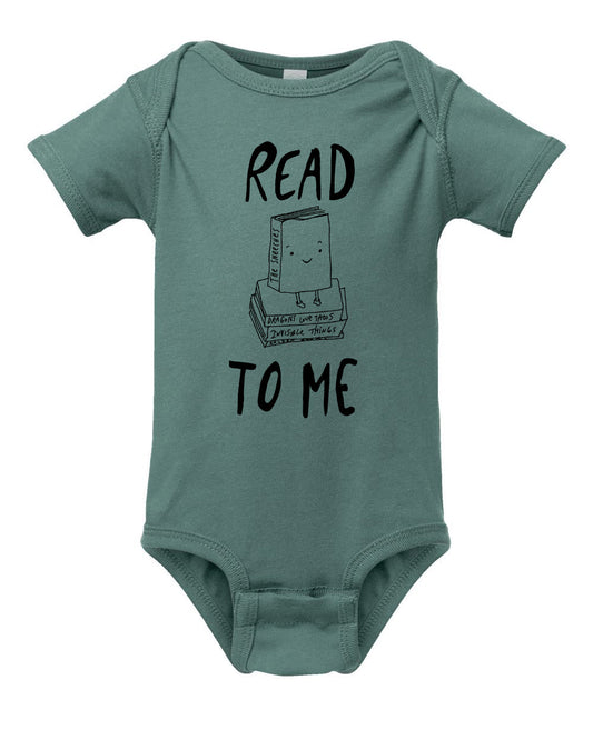 Baby Onesie - Soft Cotton Infant Bodysuit | Personalized Read To Me Gift