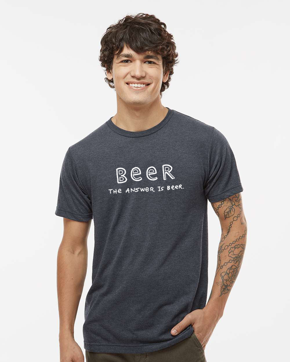 Beer is the Answer : Unisex Tee