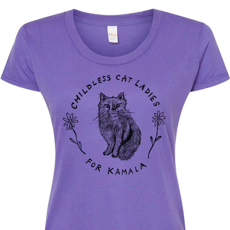 Childless Cat Ladies : Women's Tee Kamala