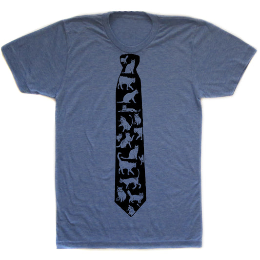 Cat Fancy Tee - Unisex T-Shirt With Tri Blend Fabric | Hand Printed By Megan Lee Designs