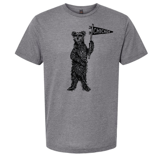 Chicago Bear Tee – Unisex Graphic Tee | Soft Tri-Blend Shirt by Megan Lee Designs