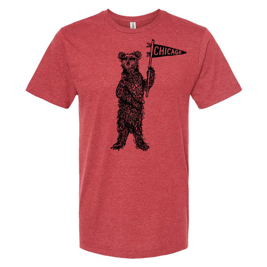Chicago Bear Tee - Unisex Graphic Shirt with Soft Cotton & Screen Printed Design