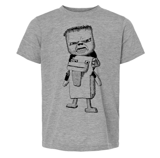 Kids Chicken Tee - Hand Printed Soft Cotton Minecraft Graphic Shirt