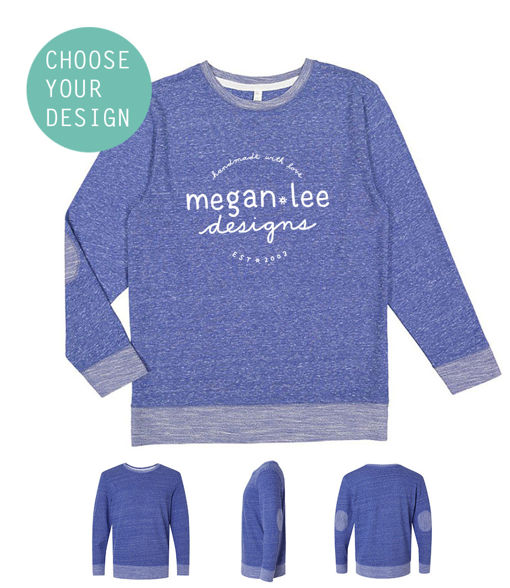 Make your own melange pullover with our designs : Unisex Sweatshirt