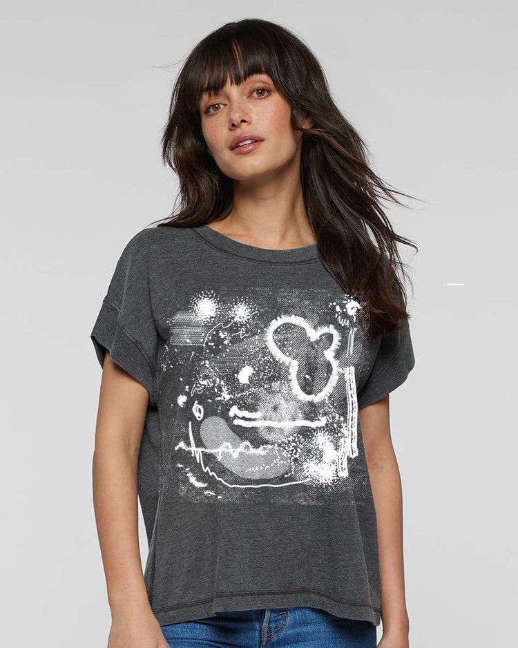 Doodle : Women's Relaxed Vintage Wash Tee
