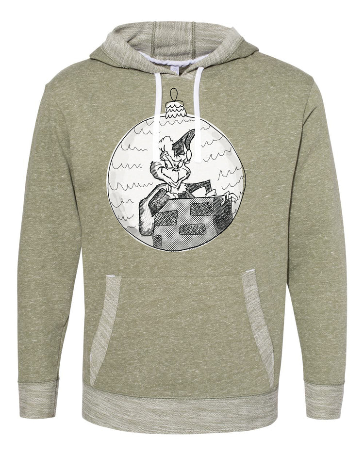 Grinch : Melange Unisex Hoodie