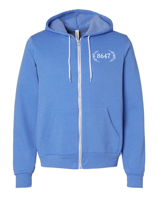 Zip Hoodie - Super Soft Unisex Hoodie With Brass Zipper | Megan Lee Designs