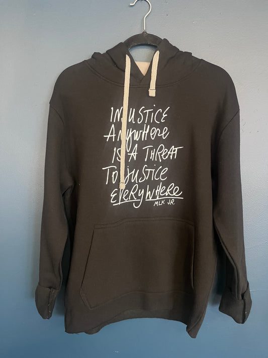 Justice Everywhere : Raw Edge Hoodie