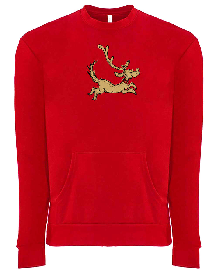Unisex Kangaroo Sweatshirt – Max (Grinch) Holiday Pullover With Pouch, Soft Cotton Hoodie