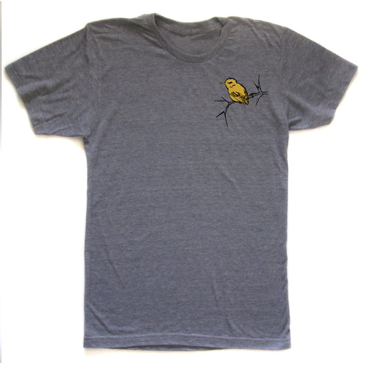 Unisex Bird Tee – Small Sparrow Graphic T-Shirt | Soft Cotton Eco-Friendly Shirt