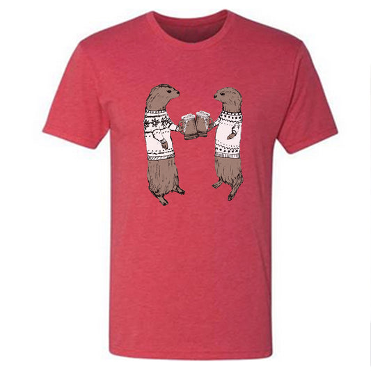 Unisex Otter Tee – Cute Animal Lover Shirt | Soft Combed Cotton by Megan Lee Designs