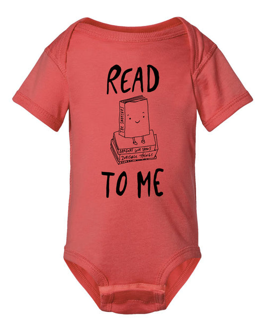 Baby Onesie - Soft Cotton Infant Bodysuit | Personalized Read To Me Gift