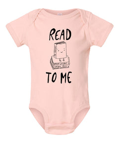 Read to Me : Baby Onesie (Blush)