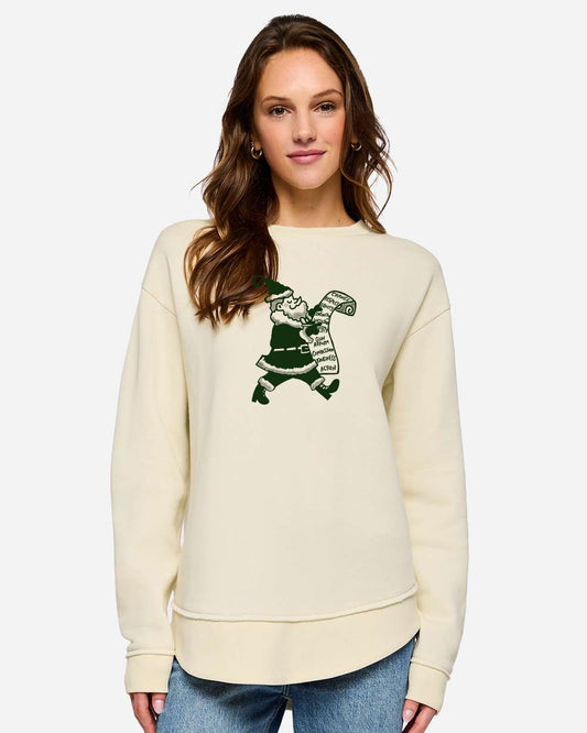 Women's Weekend Sweatshirt - Oversized Comfy Cotton Fleece | Socially Conscious Santa